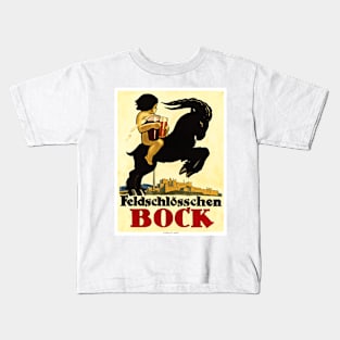 FELDSCHOLOSSCHEN BOCK BEER Swiss Alcohol Vintage Kids T-Shirt